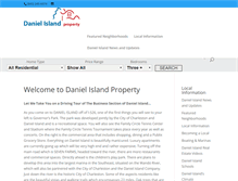 Tablet Screenshot of danielislandproperty.com